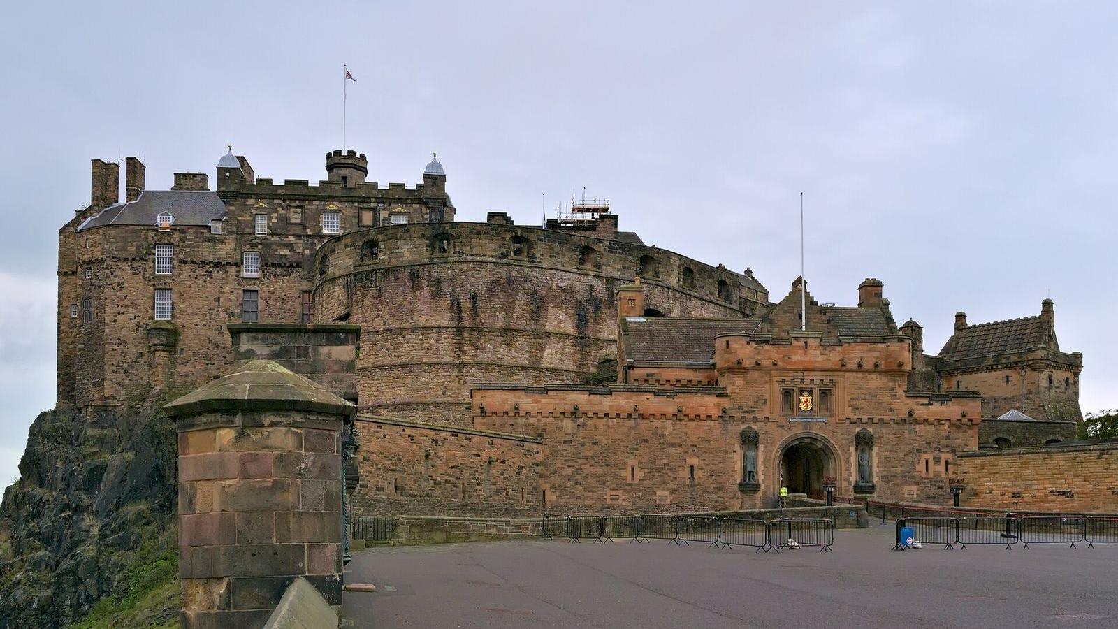 Edinburgh Castle seen from the Esplanade