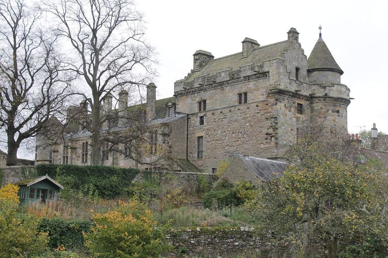 The Renaissance frontage of Falkland Palace