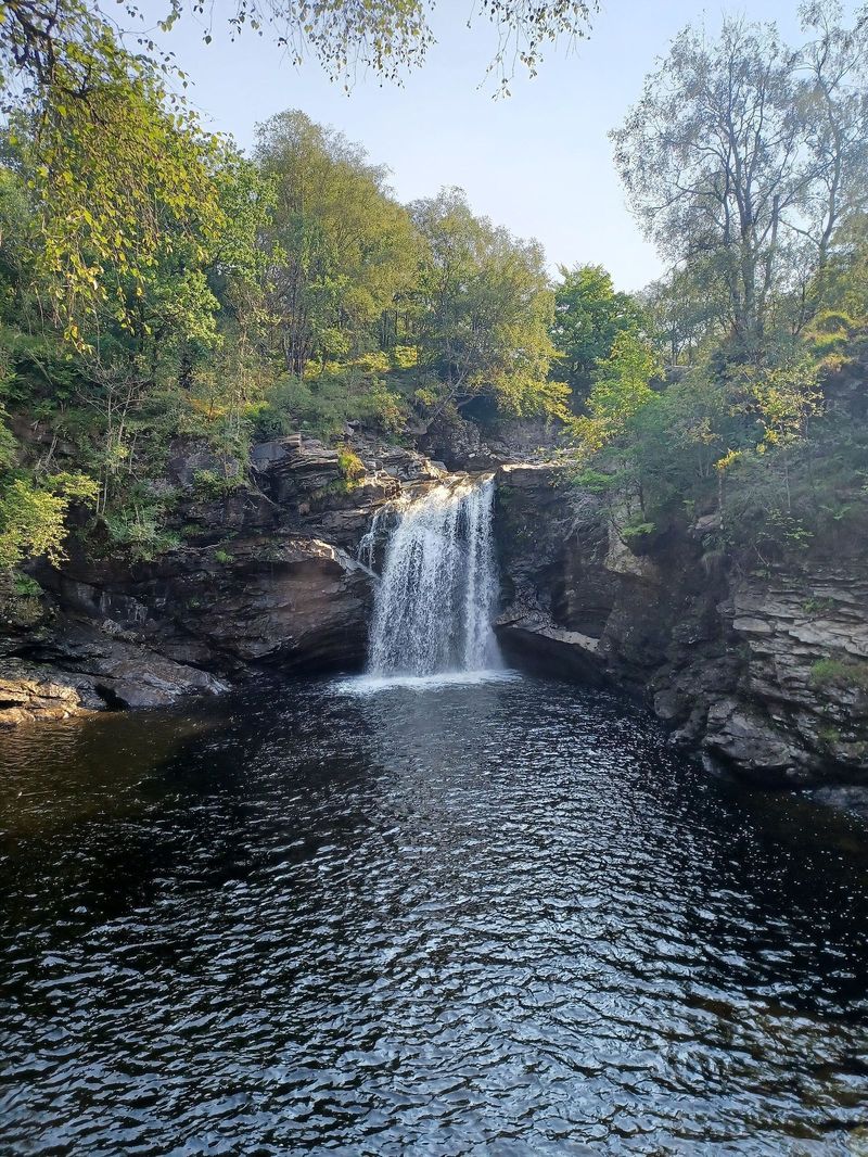 The Falls of Falloch waterfall in Glen Falloch