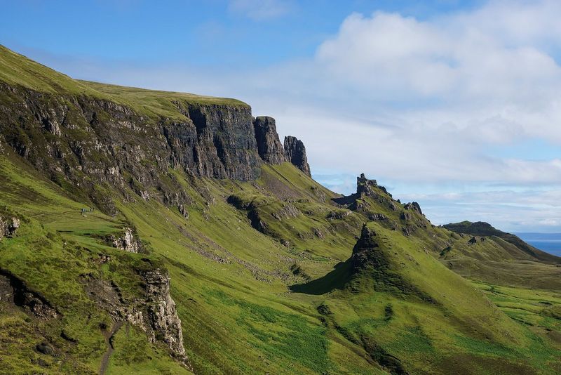 The Quiraing landslip on the Isle of Skye